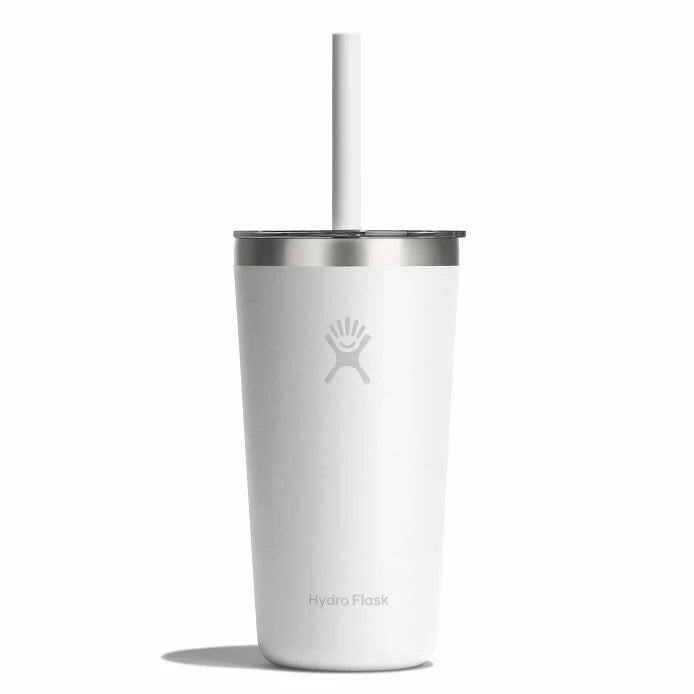 20 oz All Around™ Tumbler with Clear Straw Lid - White - US 0573