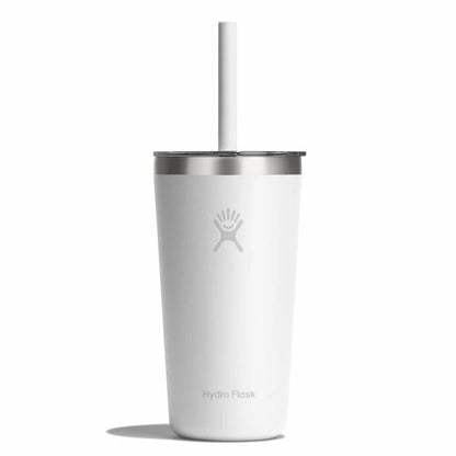 20 oz All Around™ Tumbler with Clear Straw Lid - White - US 0573