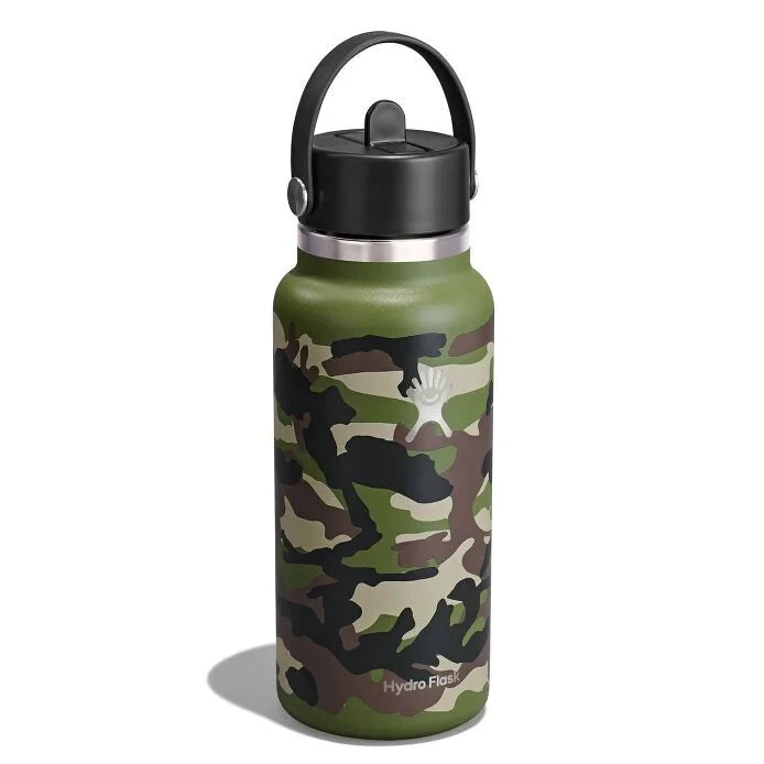 32 oz Wide Mouth with Flex Straw Cap - US 3224